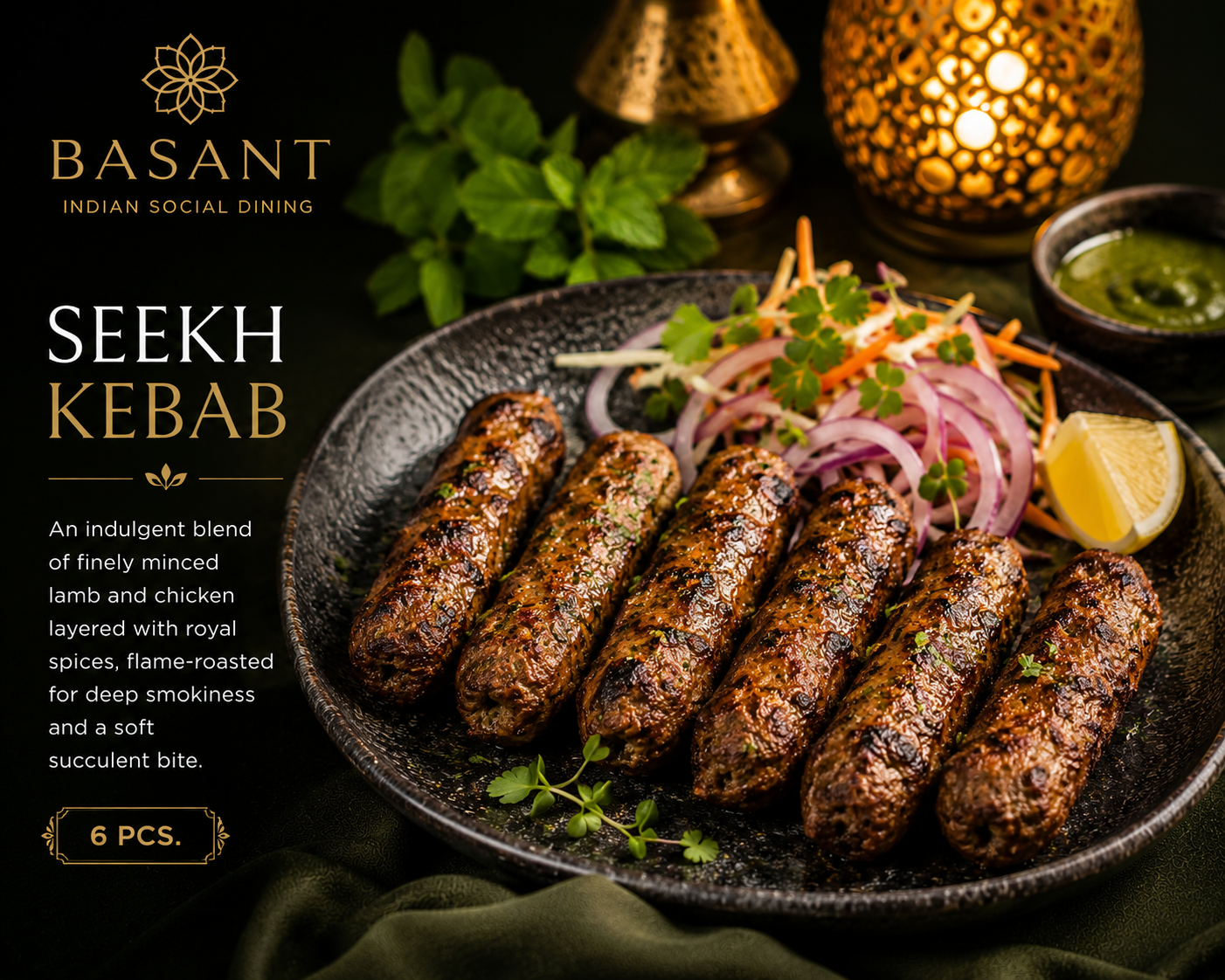 Nawabi Seekh Kebabs