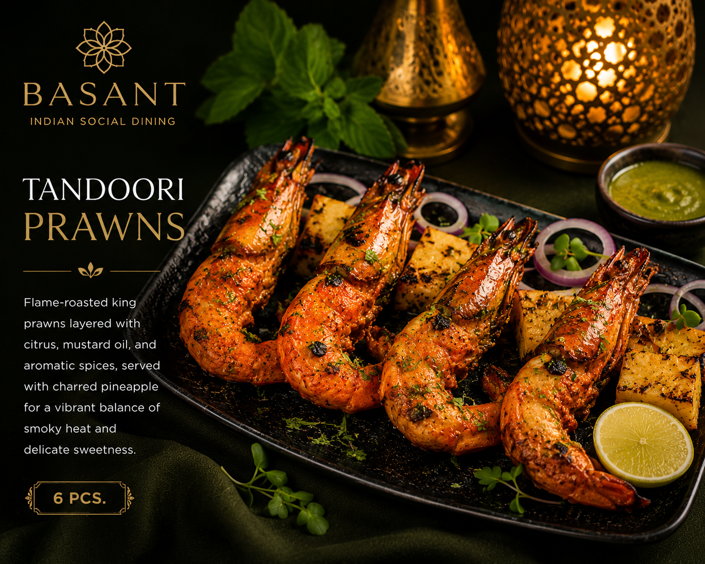 Tandoori Prawns
