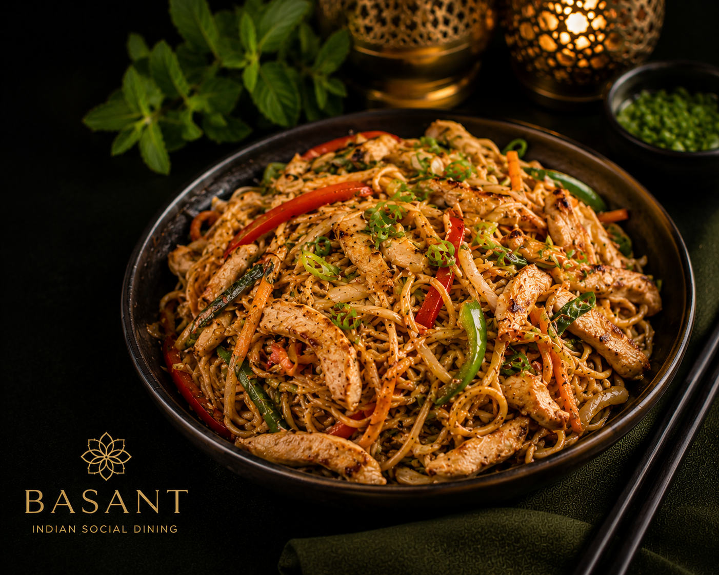 Wok Tossed Noodles - Chicken